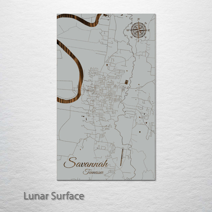 Savannah, Tennessee Street Map