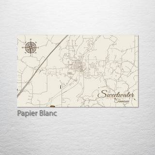 Sweetwater, Tennessee Street Map