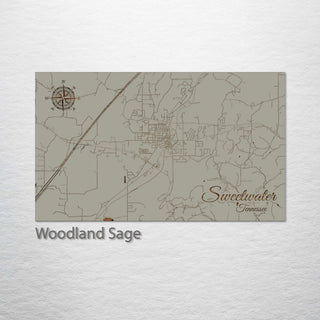 Sweetwater, Tennessee Street Map