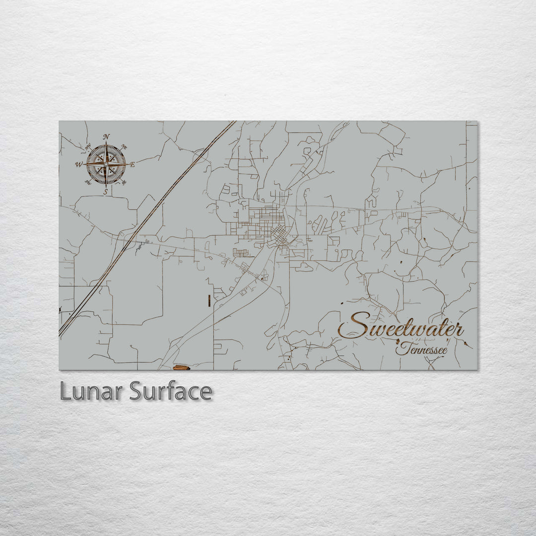 Sweetwater, Tennessee Street Map