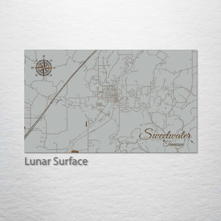 Sweetwater, Tennessee Street Map