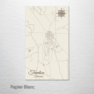 Trenton, Tennessee Street Map