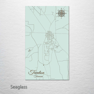 Trenton, Tennessee Street Map