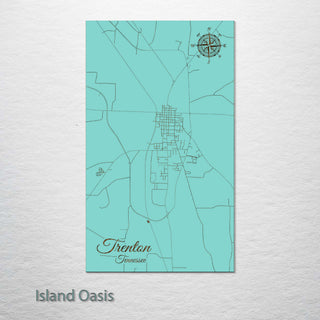 Trenton, Tennessee Street Map
