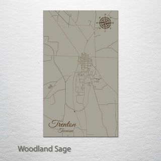 Trenton, Tennessee Street Map