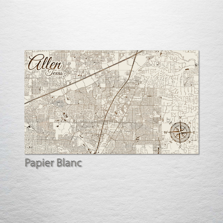 Allen, Texas Street Map