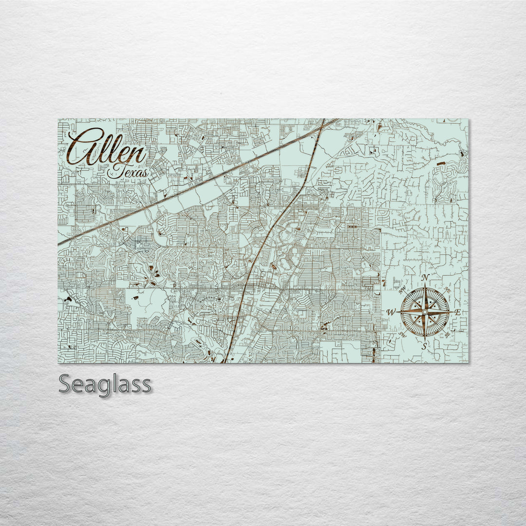 Allen, Texas Street Map