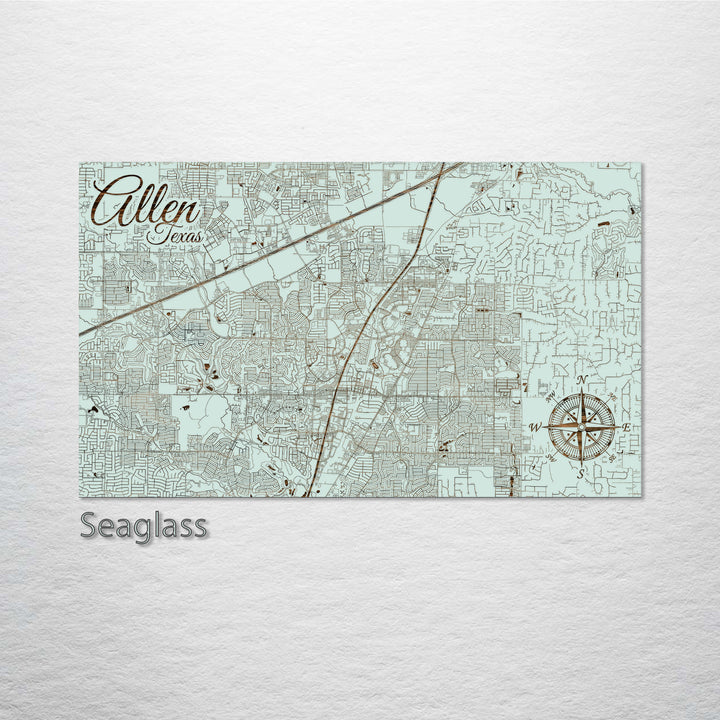 Allen, Texas Street Map
