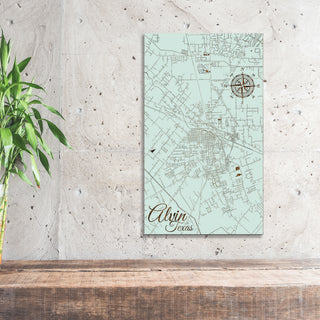 Alvin, Texas Street Map