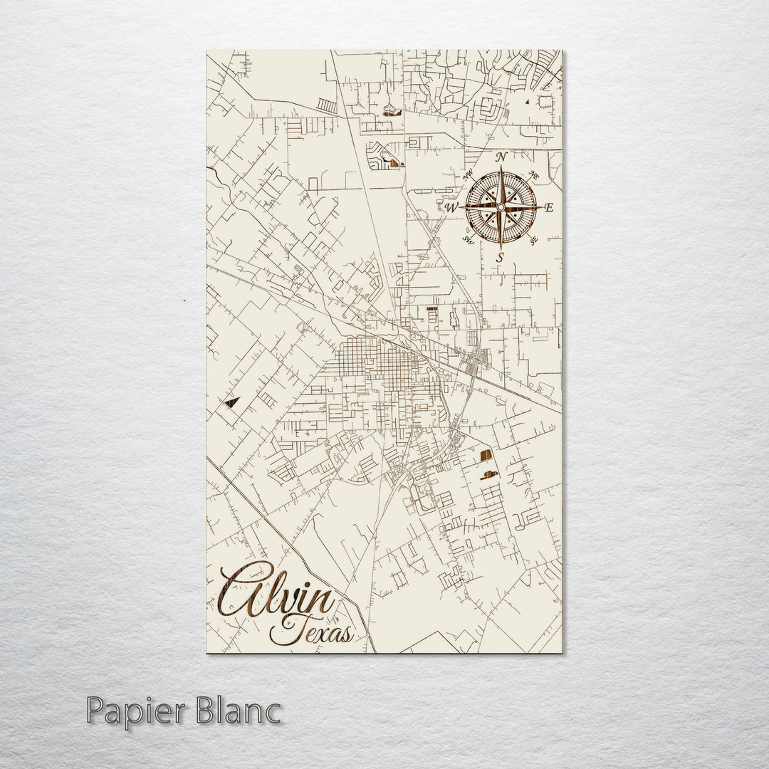 Alvin, Texas Street Map