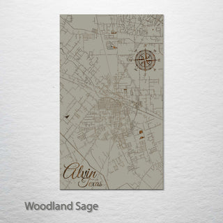 Alvin, Texas Street Map