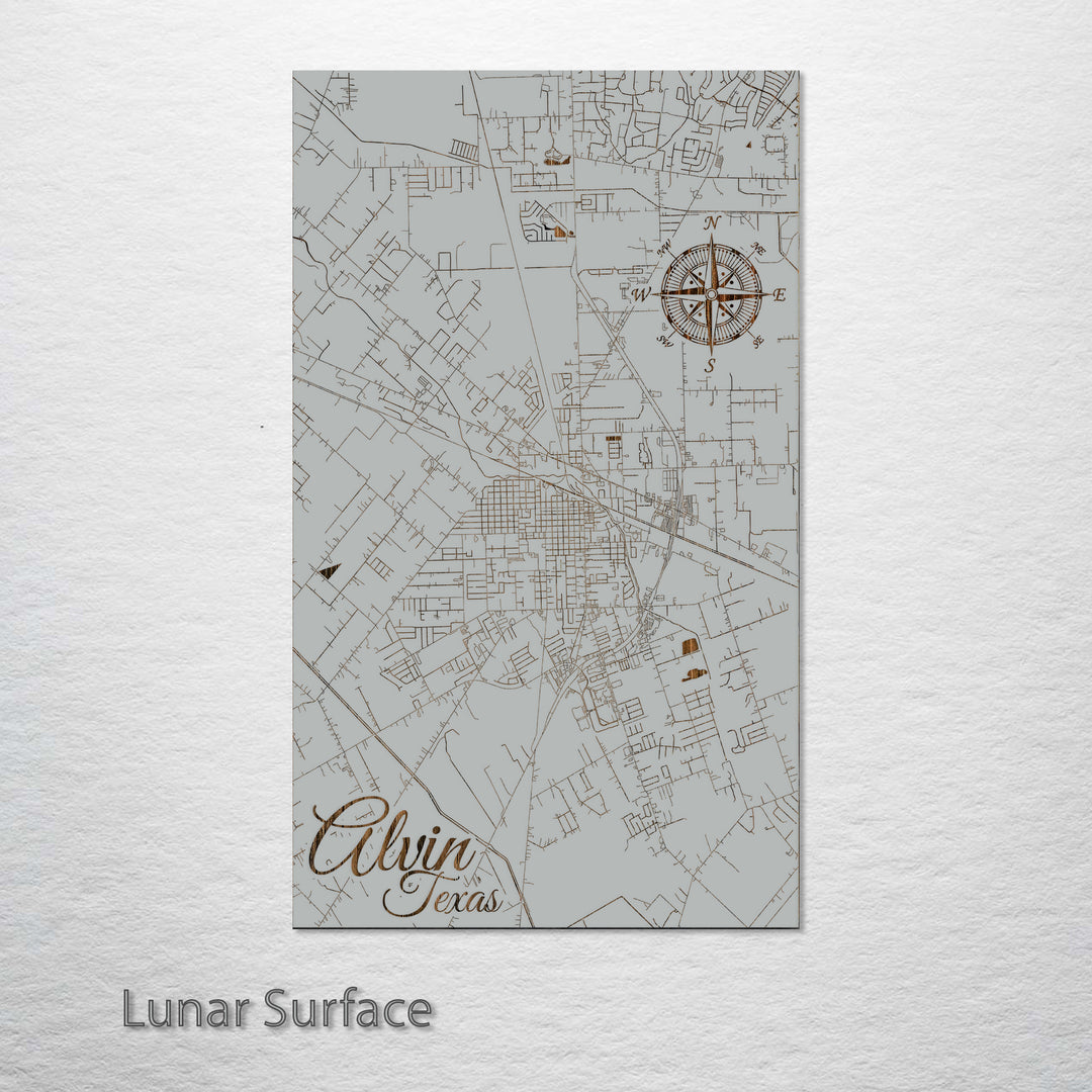 Alvin, Texas Street Map