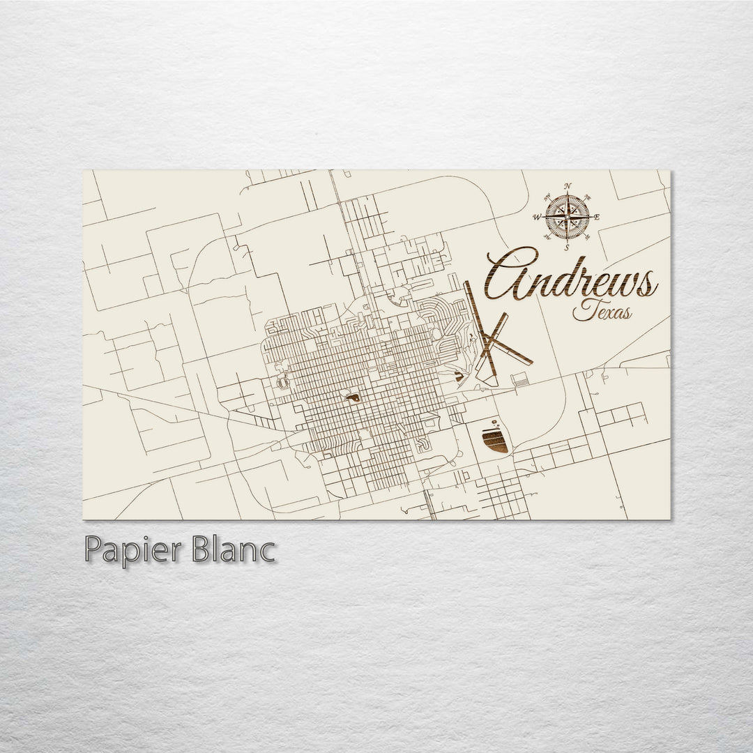Andrews, Texas Street Map