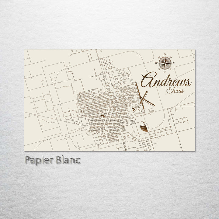 Andrews, Texas Street Map