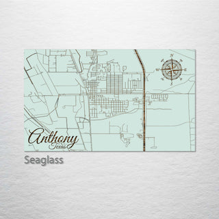 Anthony, Texas Street Map