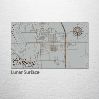 Anthony, Texas Street Map