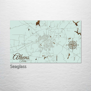 Athens, Texas Street Map