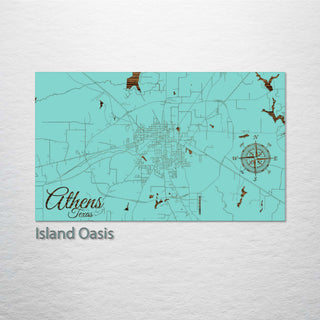 Athens, Texas Street Map