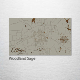 Athens, Texas Street Map