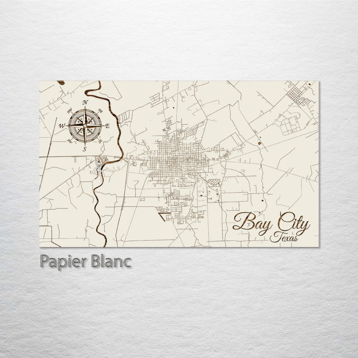 Bay City, Texas Street Map