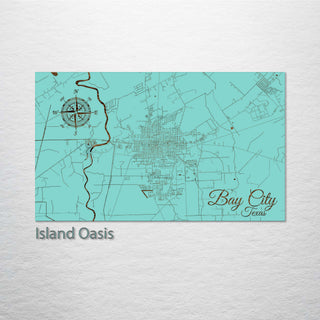 Bay City, Texas Street Map