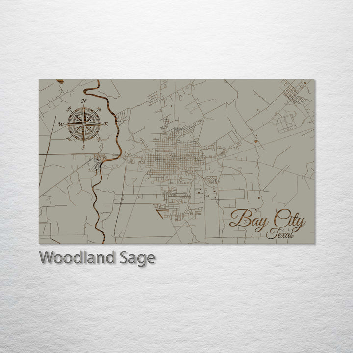 Bay City, Texas Street Map