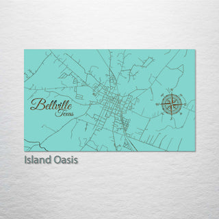 Bellville, Texas Street Map