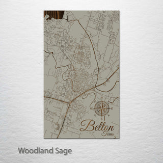Belton, Texas Street Map
