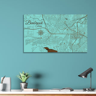 Benbrook, Texas Street Map