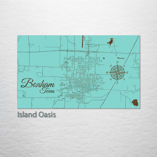 Bonham, Texas Street Map