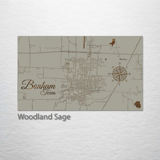 Bonham, Texas Street Map