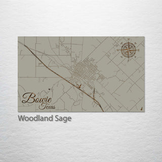 Bowie, Texas Street Map