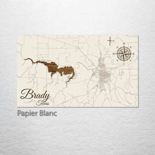 Brady, Texas Street Map