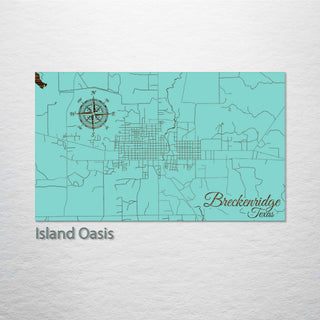 Breckenridge, Texas Street Map