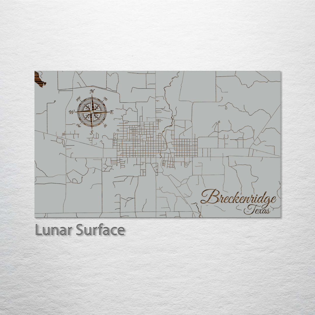 Breckenridge, Texas Street Map