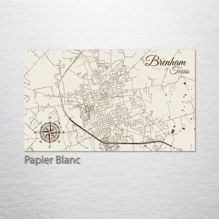 Brenham, Texas Street Map
