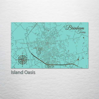 Brenham, Texas Street Map