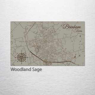 Brenham, Texas Street Map