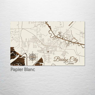 Bridge City, Texas Street Map