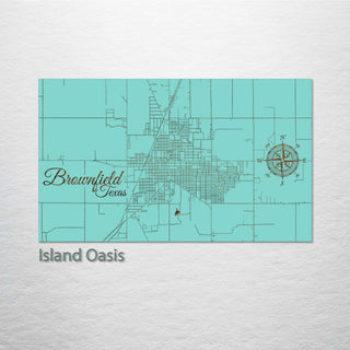 Brownfield, Texas Street Map