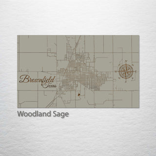 Brownfield, Texas Street Map