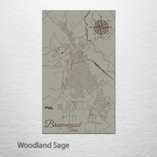 Brownwood, Texas Street Map