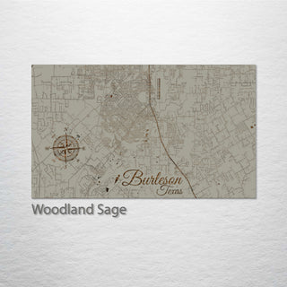 Burleson, Texas Street Map