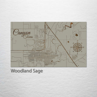 Canyon, Texas Street Map