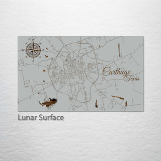 Carthage, Texas Street Map