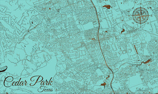 Cedar Park, Texas Street Map