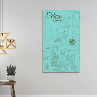 Celina, Texas Street Map