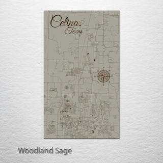 Celina, Texas Street Map