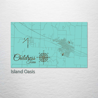Childress, Texas Street Map