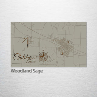 Childress, Texas Street Map